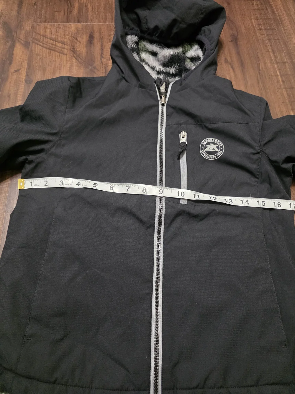 ZeroXPosur Boys' Black Winter Jacket with Hood